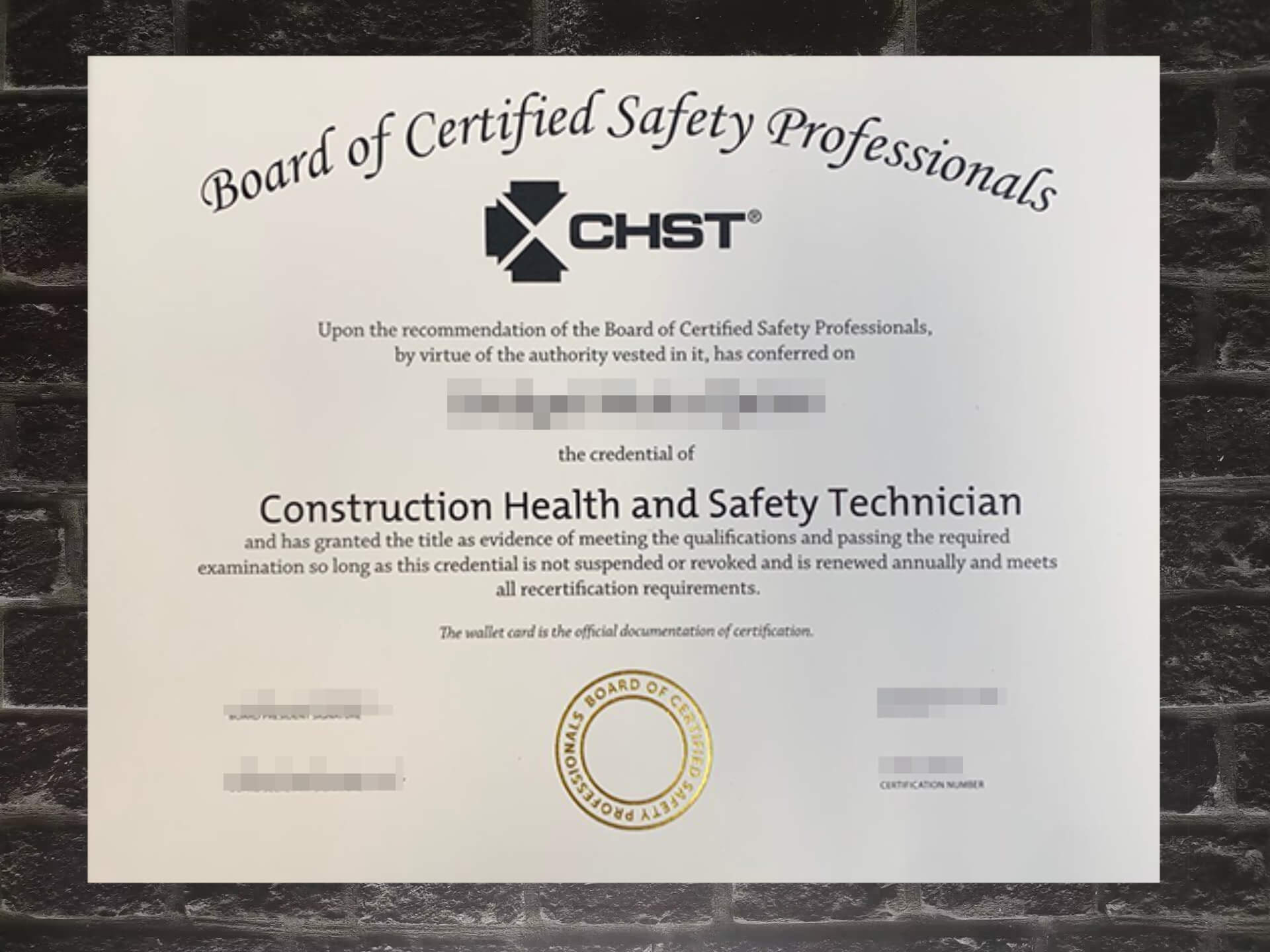 Read more about the article Buy Construction Health and Safety Technician certificate?