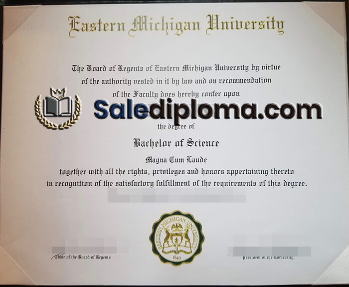 purchase fake Eastern Michigan University diploma