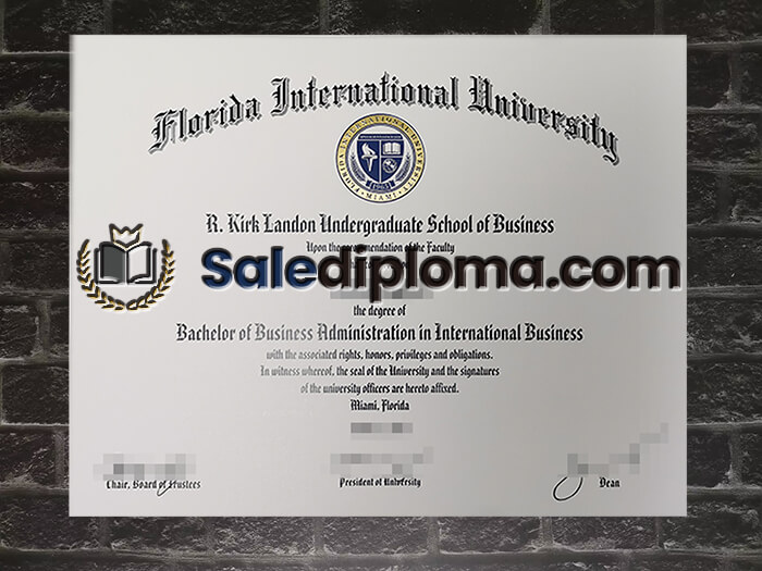 purchase fake Floride International University diploma