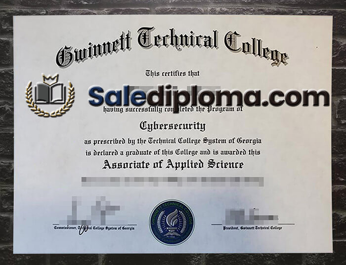 purchase fake Gwinnett Technical College degree