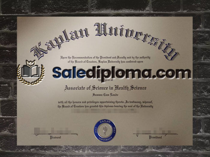 purchase fake Kaplan University degree