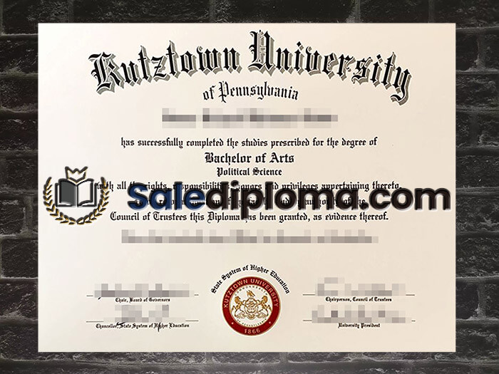 purchase fake Kutztown University degree