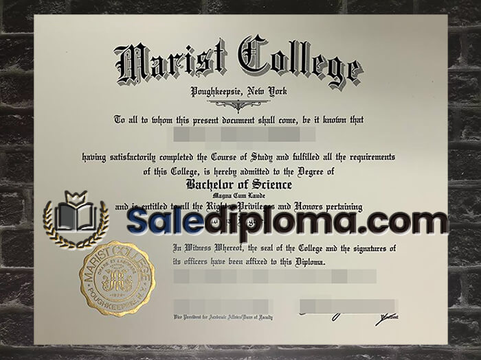 purchase fake Marist College diploma