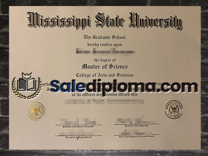 purchase fake Mississippi State University degree