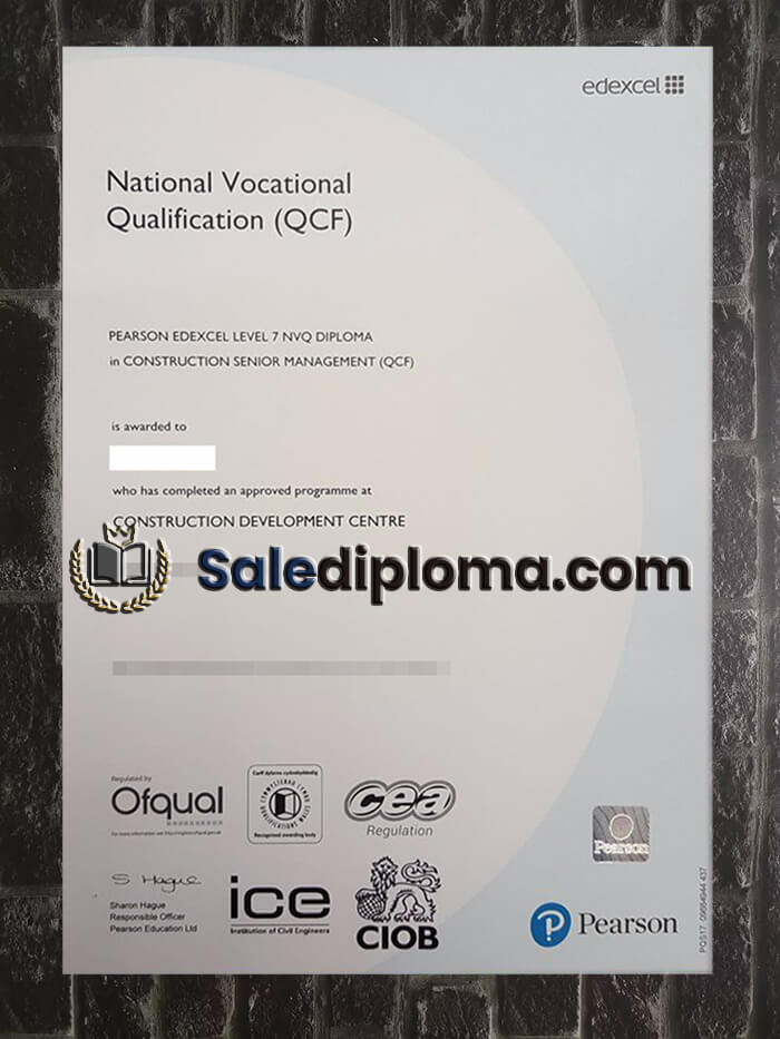 purchase fake National Vocational Qualification QCF certificate