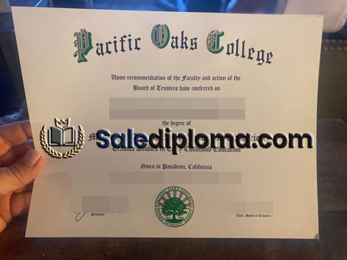 purchase fake Pacific Oaks College diploma