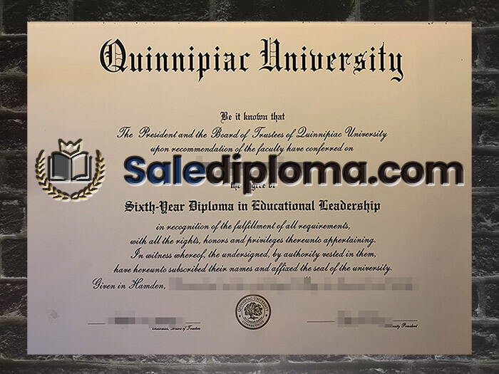 purchase fake Quinnipiac University degree