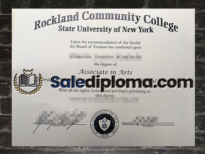 purchase fake Rockland Community College degree