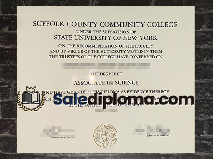 purchase fake Suffolk County Community College degree