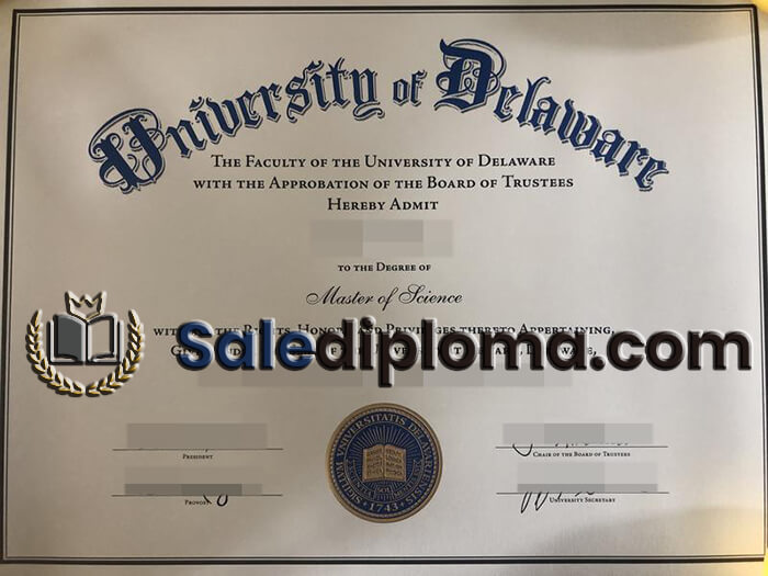purchase fake University of Delaware diploma
