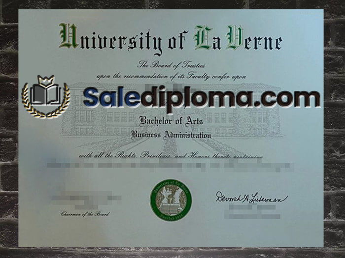 purchase fake University of La Verne diploma degree