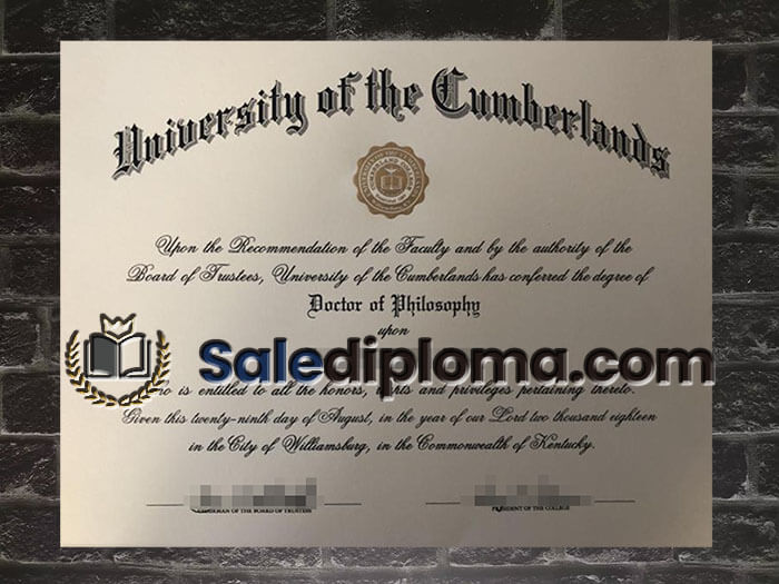 purchase fake University of the Cumberlands degree