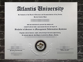 purchase fake Atlantis University degree