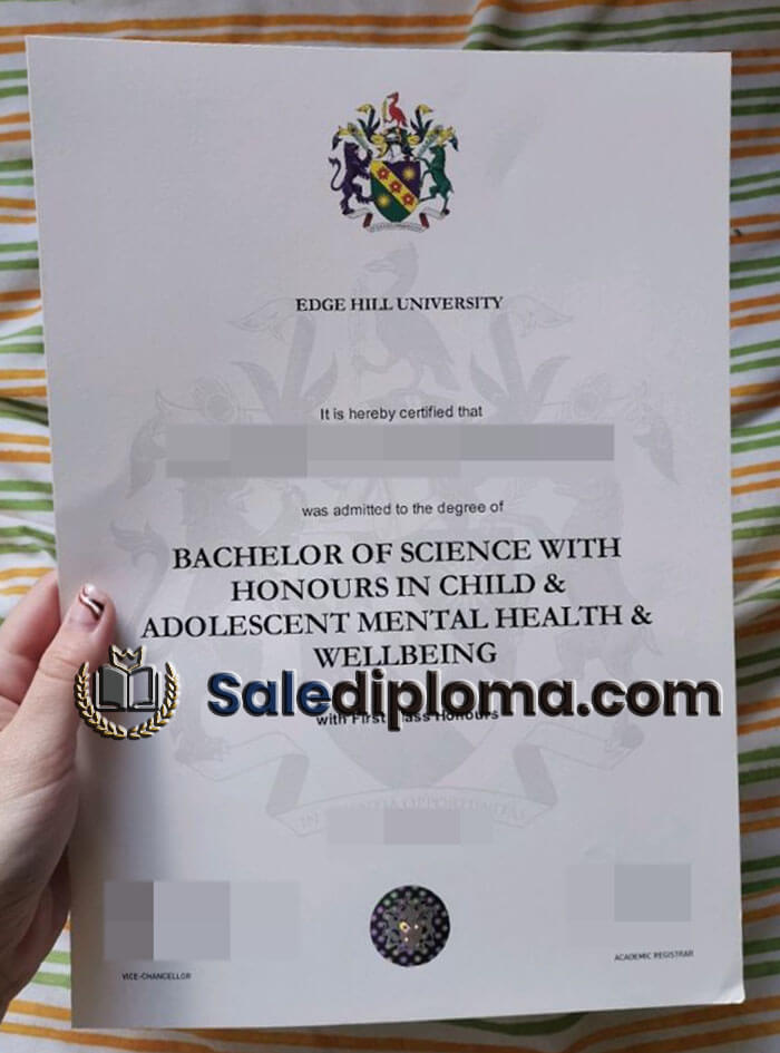 purchase fake Edge Hill University diploma