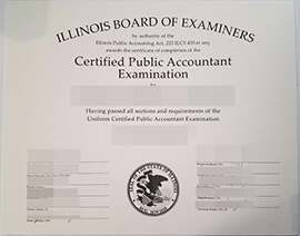 Read more about the article Where to purchser fake Illinois CPA certificate online?