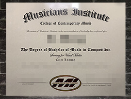 purchase fake Musicians Institute degree