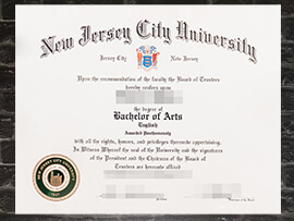 purchase fake New Jersey City University degree
