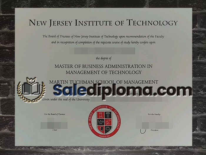 order fake New Jersey Institute of Technology diploma