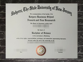 purchase fake Rutgers, The State University of New Jersey diploma