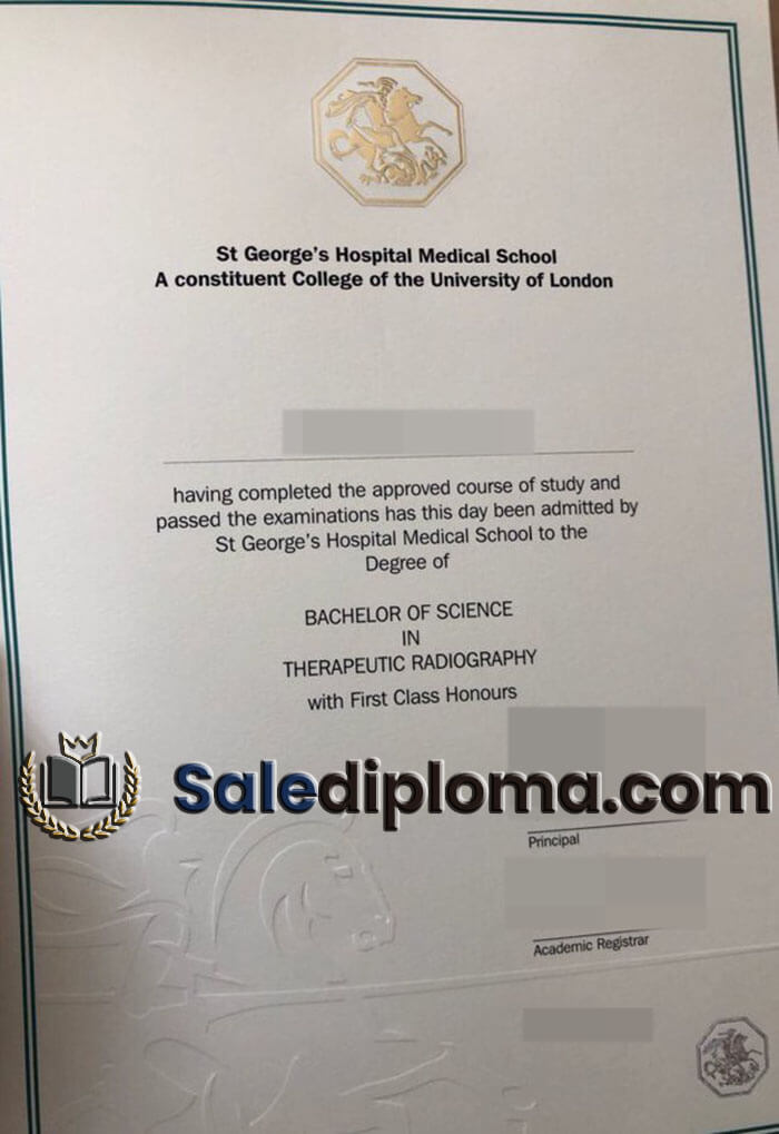 purchase fake St George's Hospital Medical School diploma