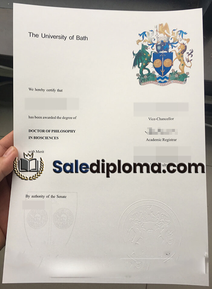 purchase fake University of Bath diploma
