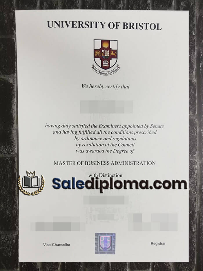 purchase fake University of Bristol diploma