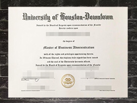 purchase fake University of Houston Downtown degree
