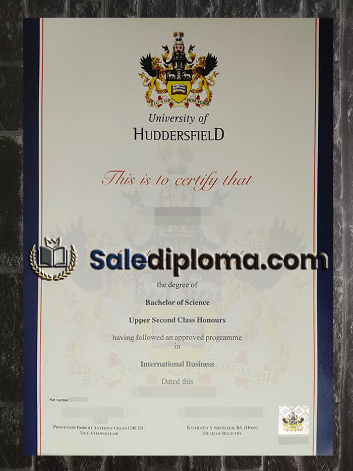 purchase fake University of Huddersfield diploma