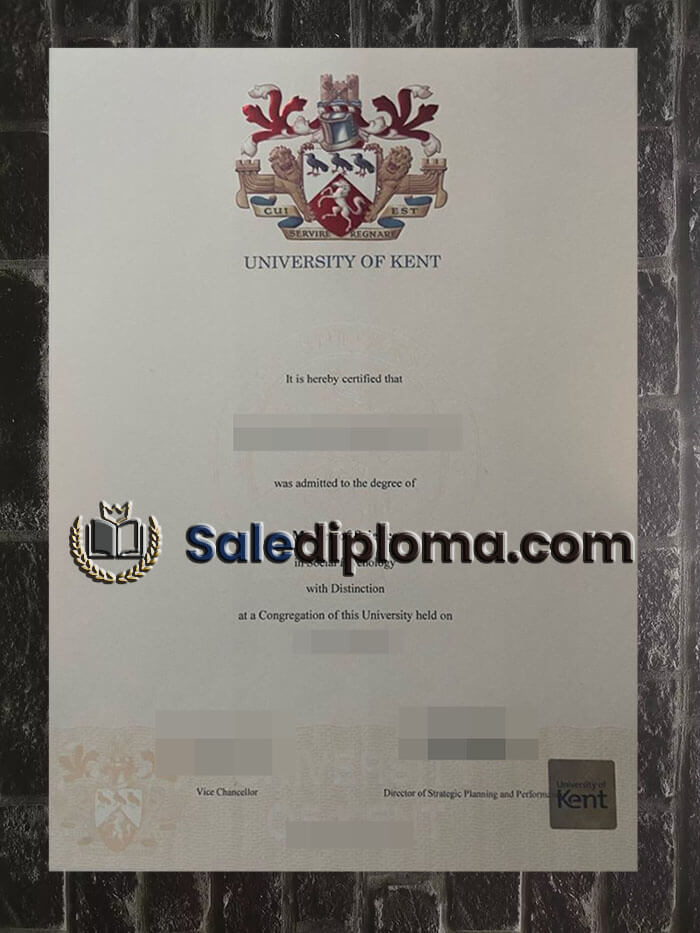 purchase fake University of Kent diploma