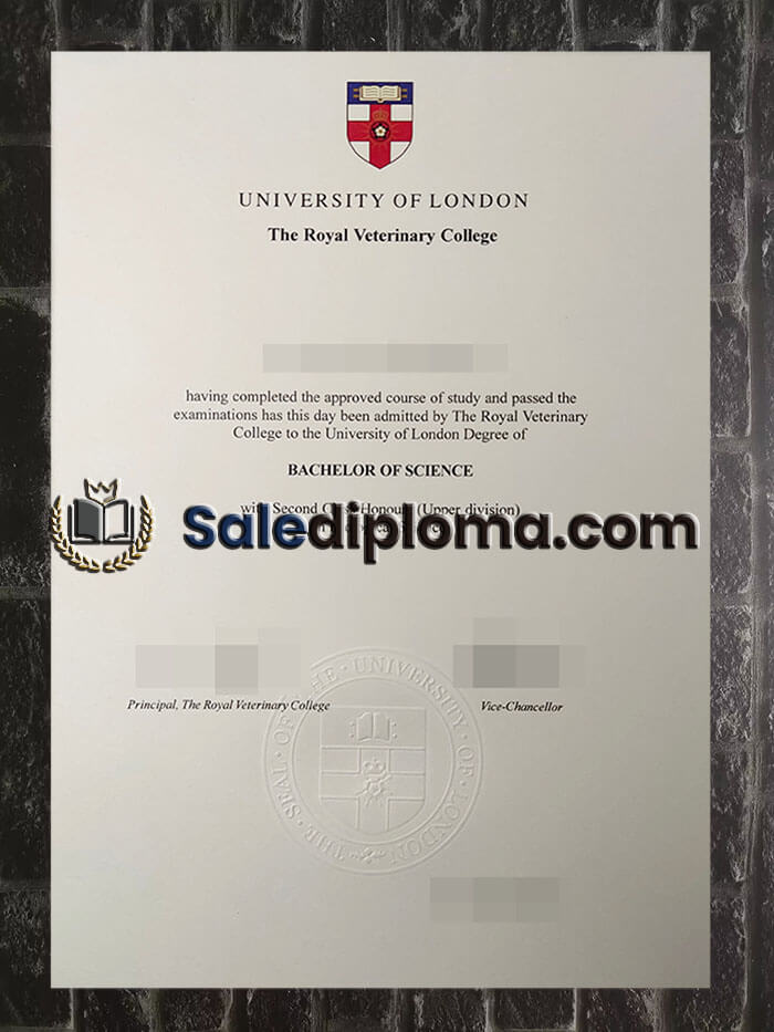 purchase fake University of London Royal Veterinary College diploma