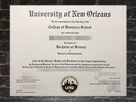 purchase fake University of New Orleans degree