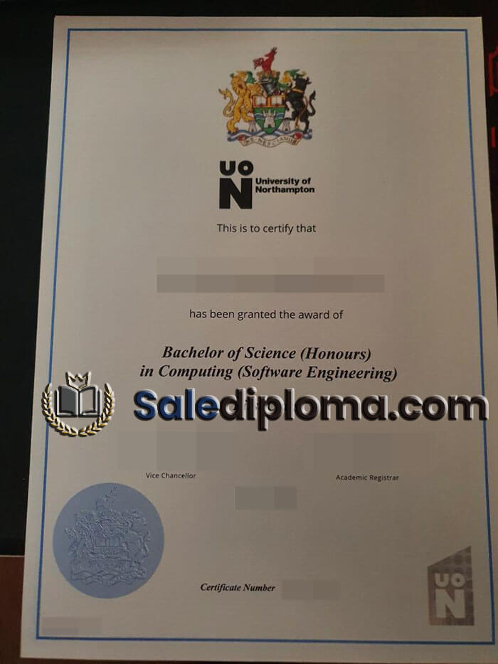 purchase fake University of Northampton diploma