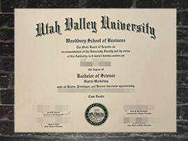 purchase fake Utah Valley University degree