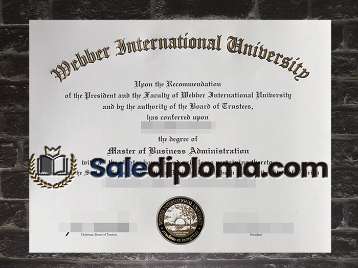 purchase fake Webber International University diploma