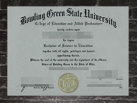 purchase fake Bowling Green State University degree