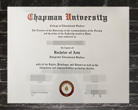 purchase fake Chapman University degree