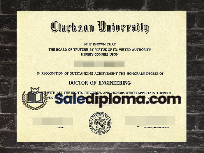 purchase fake Clarkson University diploma