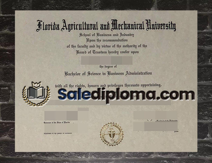 purchase fake Florida Agricultural and Mechanical University diploma