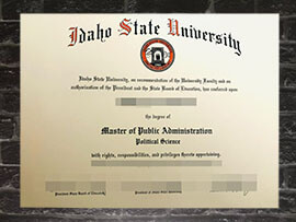 purchase fake Idaho State University degree