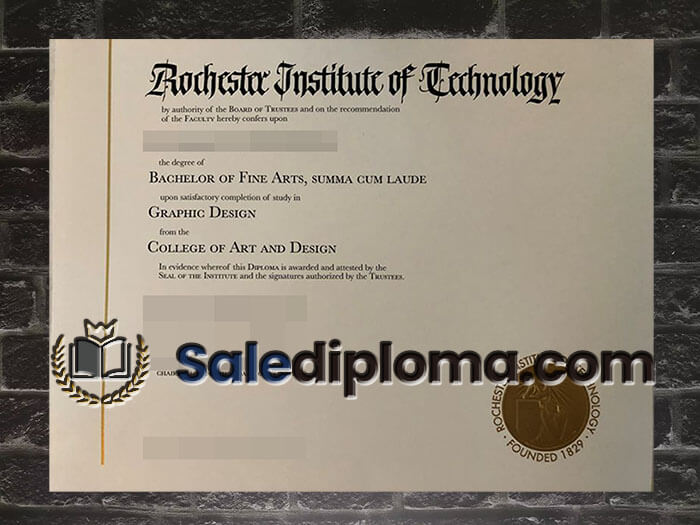 purchase fake Rochester Institute of Technology diploma