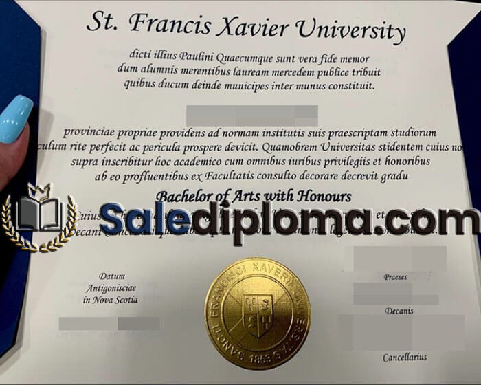 purchase fake St. Francis Xavier University diploma