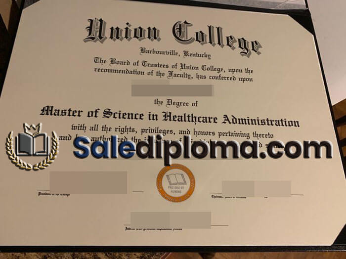 purchase fake Union College diploma