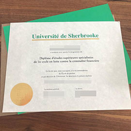 purchase fake Université de Sherbrooke diploma
