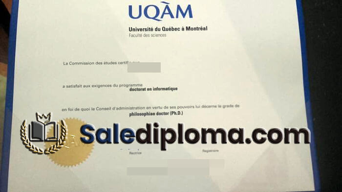 purchase fake Université du Québec à Montréal diploma