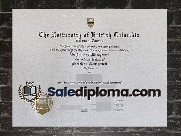 purchase fake University of British Columbia diploma