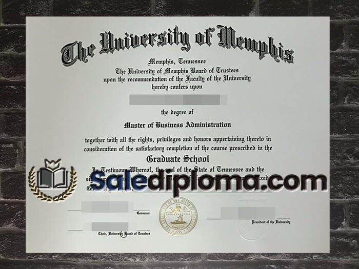 purchase fake University of Memphis diploma