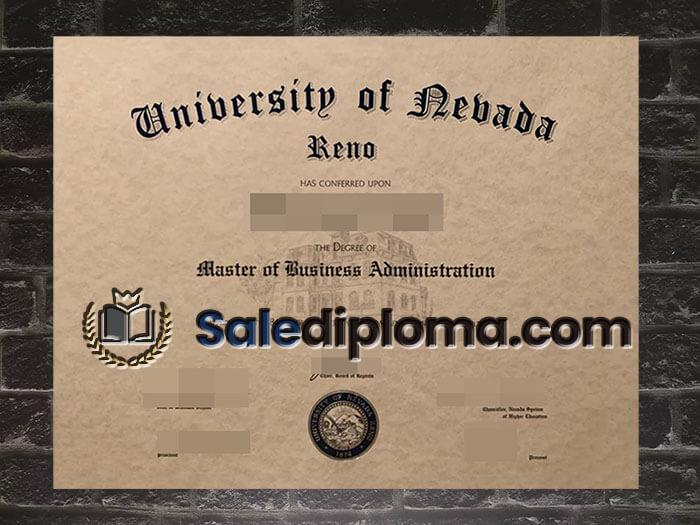 purchase fake University of Nevada-Reno diploma
